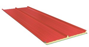 Roof Sandwich panels with PU core G3. 120mm