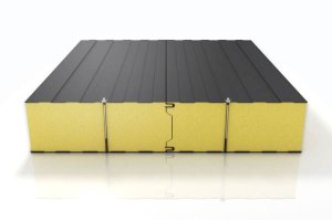 Sandwich panel with polyurethane core for chill rooms 200mm