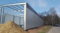 Hala stalowa Piaski, gmina Gostyń, województwo wielkopolskie, szer. 11m x dł. 30m x wys. 5m, powierzchnia 330 m2