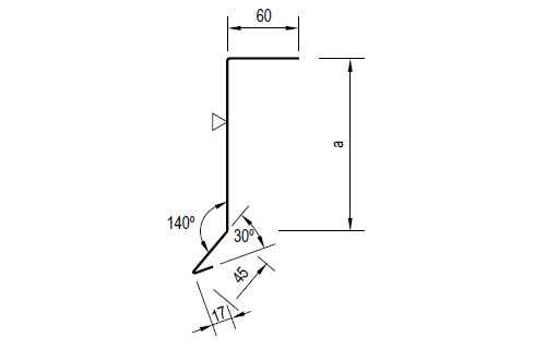 Okapnik dachowy B27