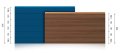 Insulated panels for sectional doors - industrial - ribbed / ribbed