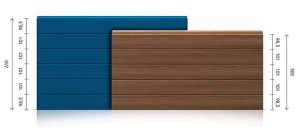Insulated panels for sectional doors - industrial - ribbed / ribbed