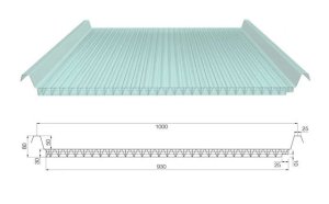 Świetlik dachowy - połaciowy  ALFA ROOF PREMIUM