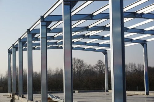 Hala stalowa Milicz gmina Milicz, województwo dolnośląskie, szer. 12m x dł. 70m x wys. 5m, powierzchnia 840 m2
