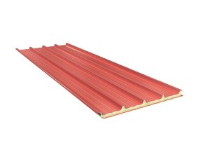 Płyty warstwowe / Płyta warstwowa dachowa z magazynu o gr. 100mm z folią aluminiową