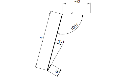 Okapnik dachowy B21
