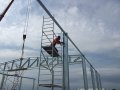 Hala stalowa  Żłobnica, powiat Bełchatów, województwo łódzkie, szer. 18m x dł. 25m x wys. 5m, powierzchnia 450m2. 