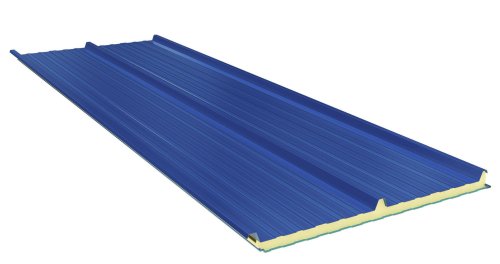 Roof Sandwich panels with PU core G3. 80mm