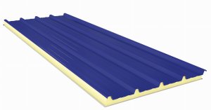 Sandwich panel with Aluminium foil 100mm